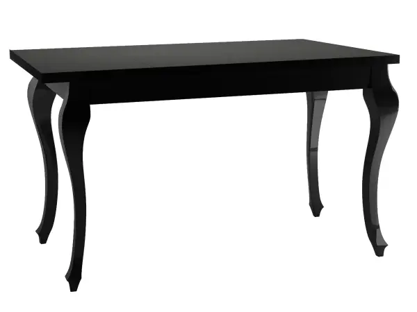MERSO SNT stół rozkładany 90x170-210 fornir prostokąt gięte nogi kolory